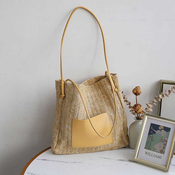 women straw tote bag 2023 designer purse and handbags lady fashion vacation style large capacity woven beach shoulder 230512
women straw tote bag 2023 designer purse and handbags lady fashion vacation style large capacity woven beach shoulder 230512