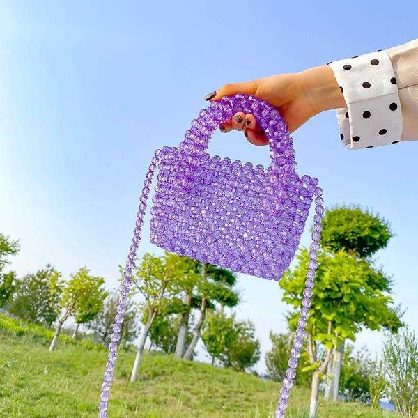 shoulder bags clear colored crystal beaded women new handmade beads small clutch handbag girls transparent beach bag holiday 230426
shoulder bags clear colored crystal beaded women new handmade beads small clutch handbag girls transparent beach bag holiday 230426