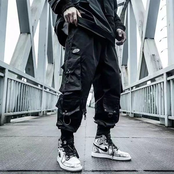 men's pants arens cargo pants men joggers hip hop techwear pants hippie cargo trousers for men streetwear plus size pockets oversize a1, Black
men's pants arens cargo pants men joggers hip hop techwear pants hippie cargo trousers for men streetwear plus size pockets oversize a1, Black
