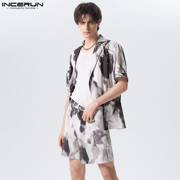 mens tracksuits fashion well fitting sets incerun mens short sleeved suits shorts casual streetwear male marble pattern twopiece sets 23051, Gray
mens tracksuits fashion well fitting sets incerun mens short sleeved suits shorts casual streetwear male marble pattern twopiece sets 23051, Gray