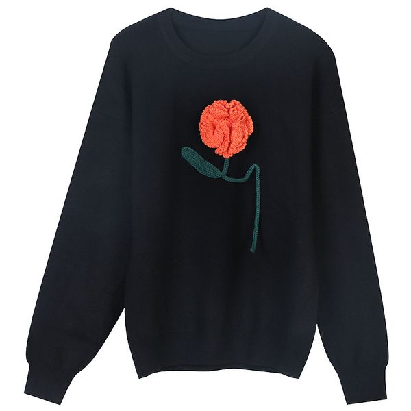 329 2023 runway summer brand same style sweater long sleeve pullover crew neck black white fashion clothes womens mingmo, White;black
329 2023 runway summer brand same style sweater long sleeve pullover crew neck black white fashion clothes womens mingmo, White;black