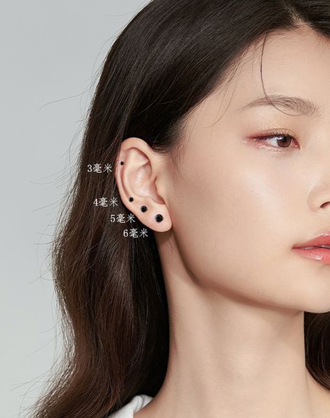 2~5mm diameter high imitation diamond earrings inlaid diamond shiny black stud non fading resin material for allergy prevention women jewelr, Golden;silver
2~5mm diameter high imitation diamond earrings inlaid diamond shiny black stud non fading resin material for allergy prevention women jewelr, Golden;silver