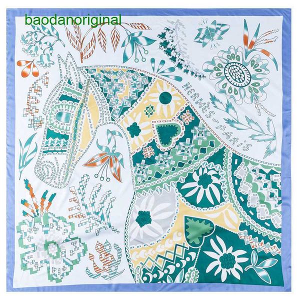 hemres designer scarves spring and autumn new 130cm twill silk large square flower spliced horsehead women's headband shawl scarf, Blue;gray
hemres designer scarves spring and autumn new 130cm twill silk large square flower spliced horsehead women's headband shawl scarf, Blue;gray