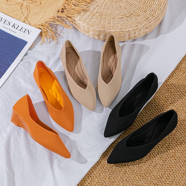 dress shoes women's high heels slope heel anti slip wear-resistant fashion soft breathable comfortable rubber sole yqa42 / 43 large 230, Black
dress shoes women's high heels slope heel anti slip wear-resistant fashion soft breathable comfortable rubber sole yqa42 / 43 large 230, Black