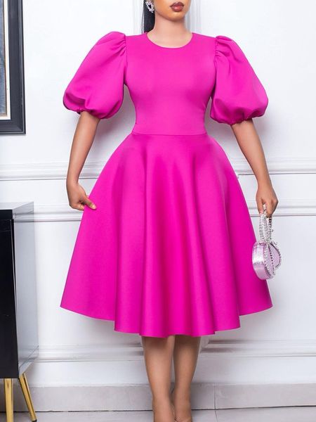 casual dresses women elegant party dress o neck short lantern sleeves pleated a line high waist african classy spring fashion gowns event ro, Black;gray
casual dresses women elegant party dress o neck short lantern sleeves pleated a line high waist african classy spring fashion gowns event ro, Black;gray