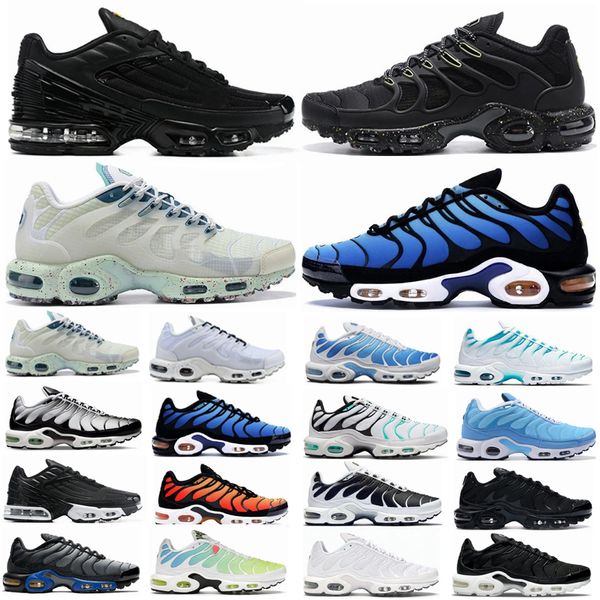 2023 men women running shoes tn plus 3 terrascape triple black white atlanta hyper sky blue fury jade laser wolf grey mens trainers outdoor
2023 men women running shoes tn plus 3 terrascape triple black white atlanta hyper sky blue fury jade laser wolf grey mens trainers outdoor