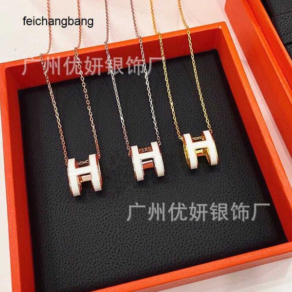 casual h ermes designer necklace v gold cnc high edition h women s enamel drop glue h letter mini small couple pendant collar chain, Black
casual h ermes designer necklace v gold cnc high edition h women s enamel drop glue h letter mini small couple pendant collar chain, Black