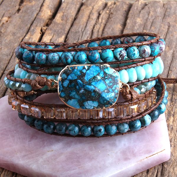 chain rh fashion bohemian jewelry women boho vintage semi mountain stones charm 5 strands wrap bracelets drop 230511, Black
chain rh fashion bohemian jewelry women boho vintage semi mountain stones charm 5 strands wrap bracelets drop 230511, Black