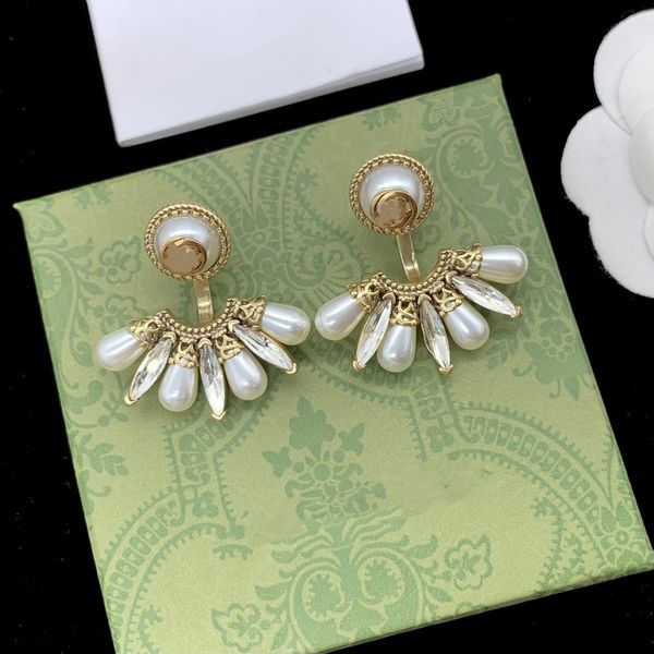 fashion brand chandelier earring dangle ear studs gold hoop earrings designer for woman earring wedding party jewelry ornaments g2, Silver
fashion brand chandelier earring dangle ear studs gold hoop earrings designer for woman earring wedding party jewelry ornaments g2, Silver