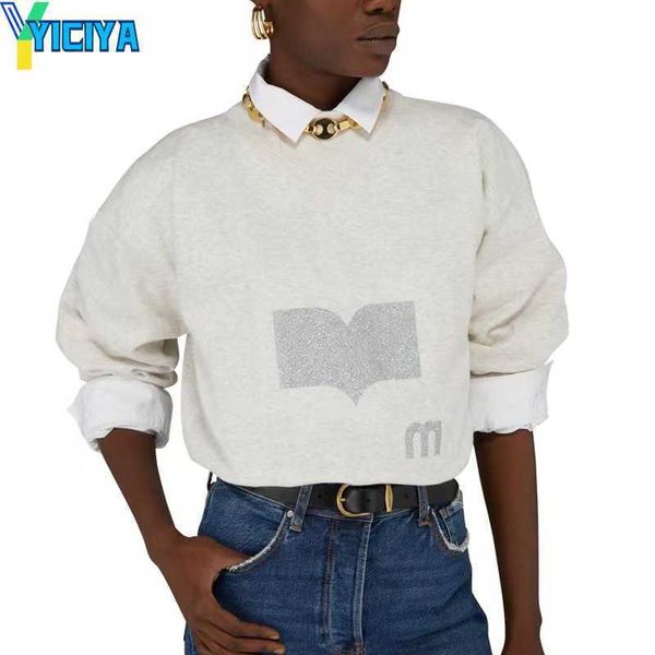 yiciya french new letter flocking printed triangle collar sweatshirt women's casual long sleeve wool circle hoodie female, Black
yiciya french new letter flocking printed triangle collar sweatshirt women's casual long sleeve wool circle hoodie female, Black