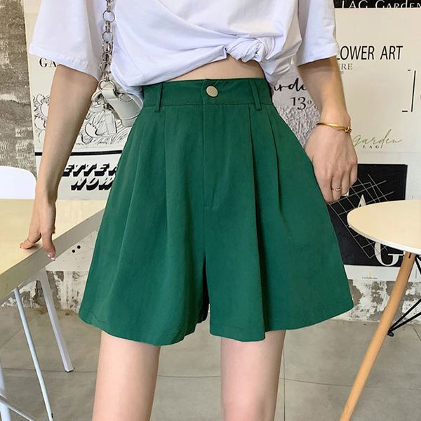 women's shorts xpqbb summer thin denim shorts women casual elastic waist wide leg shorts woman green black white high street short pant, White;black
women's shorts xpqbb summer thin denim shorts women casual elastic waist wide leg shorts woman green black white high street short pant, White;black