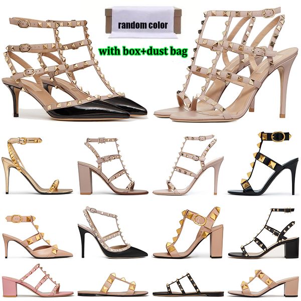 2023 designer sandals women classic high heels leather patent slides luxury slippers rivets sandal ladies sliders fashion slipper womens sli, Black
2023 designer sandals women classic high heels leather patent slides luxury slippers rivets sandal ladies sliders fashion slipper womens sli, Black