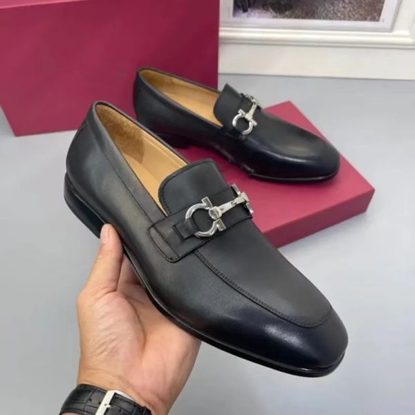 classic metal buckle men's formal wear leather shoes genuine leather shoess designer comfortable business casual shoe apn, Black
classic metal buckle men's formal wear leather shoes genuine leather shoess designer comfortable business casual shoe apn, Black