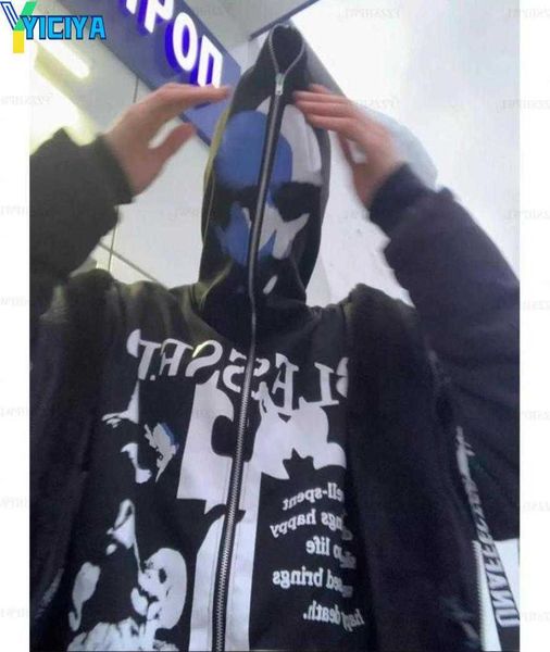yiciya women hoodies sweatshirts hip hop skeleton graphic print goth hoodie harajuku punk zip up oversized coat y2k man jackets, Black
yiciya women hoodies sweatshirts hip hop skeleton graphic print goth hoodie harajuku punk zip up oversized coat y2k man jackets, Black