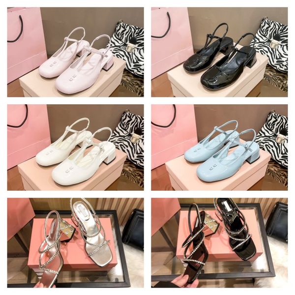 miu heels miu middle sandals candy color mary jane summer shoes designer luxury womens square head dress flat shoes thick bottoms 8cm heeled, Black
miu heels miu middle sandals candy color mary jane summer shoes designer luxury womens square head dress flat shoes thick bottoms 8cm heeled, Black