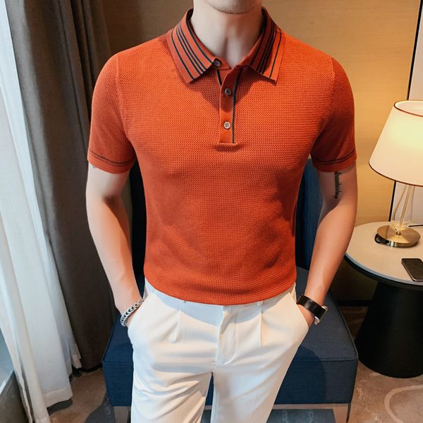 men's polos summer fashion men casual thin turn-down collar male short-sleeved polo shirt men solid color knitted casual tees s-4xl 23, White;black
men's polos summer fashion men casual thin turn-down collar male short-sleeved polo shirt men solid color knitted casual tees s-4xl 23, White;black