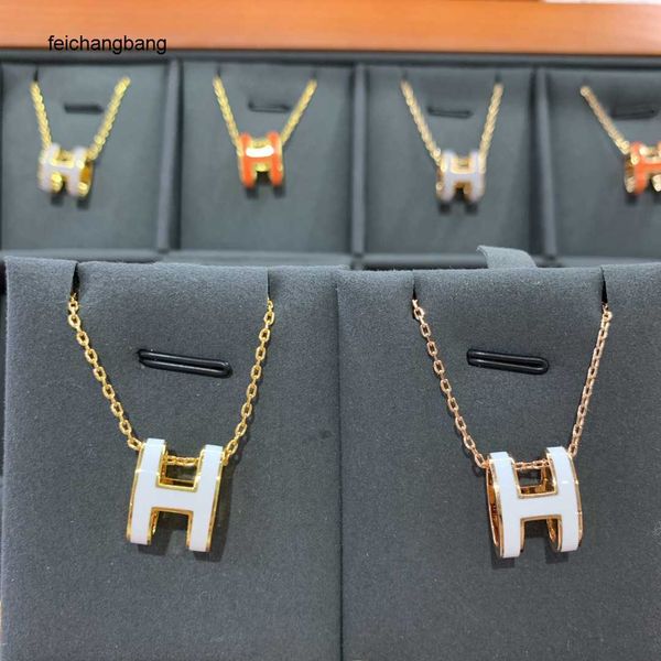 casual h ermes designer necklace aijia h letter enamel sterling silver female couple milk tea grey mini dropped collar chain live broadcast, Black
casual h ermes designer necklace aijia h letter enamel sterling silver female couple milk tea grey mini dropped collar chain live broadcast, Black