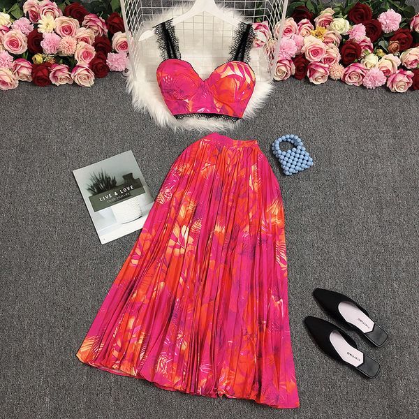 two piece dress women tank pleated skirt suit two piece outfits high waist dress sets beachwear summer female clothes matching sets 230512, White
two piece dress women tank pleated skirt suit two piece outfits high waist dress sets beachwear summer female clothes matching sets 230512, White