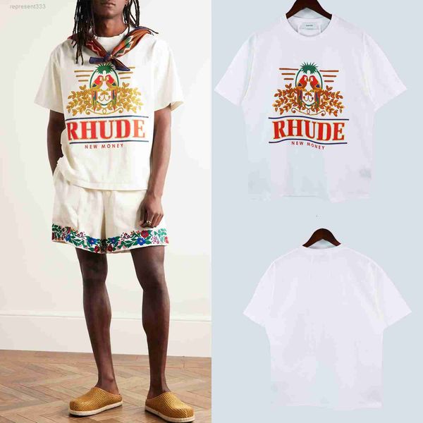 rhude t shirt spring/summer new fashion men's printed round neck loose short sleeve t-shirt ghe5, White;black
rhude t shirt spring/summer new fashion men's printed round neck loose short sleeve t-shirt ghe5, White;black