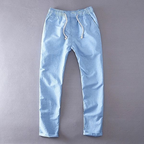 men's pants male casual pants cotton linen solid blue elastic waist straight loose trousers summer breathable drawstring men's clo, Black
men's pants male casual pants cotton linen solid blue elastic waist straight loose trousers summer breathable drawstring men's clo, Black