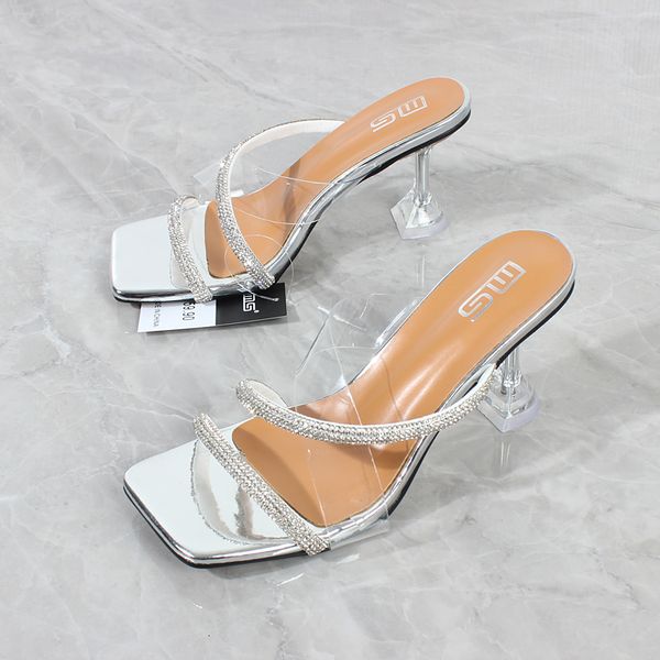 sandals women's high heel summer belt transparent horseshoe slippers fashion party women 7.5cm 230512, Black
sandals women's high heel summer belt transparent horseshoe slippers fashion party women 7.5cm 230512, Black