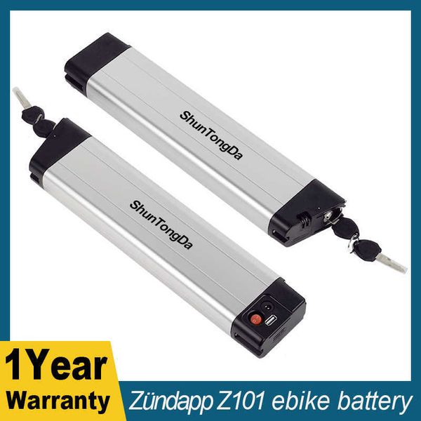 Image of Electric Bike 36V 10.5AH Lithium Battery 8Ah 9.6AH Zundapp Z101 Electric Bike Original Battery Pack for 250w 350w 500w motor