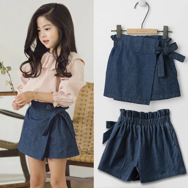 shorts 4-14 years girls skirt shorts elastic waist denim short pants for girls cute jean skirt fashion teenager girls clothes kids 230512, Black
shorts 4-14 years girls skirt shorts elastic waist denim short pants for girls cute jean skirt fashion teenager girls clothes kids 230512, Black