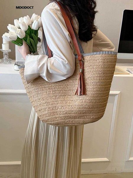 straw woven large capacity tote bags 2023 new luxury design fashion casual travel beach shoulder for women summer trendy handbag 230512
straw woven large capacity tote bags 2023 new luxury design fashion casual travel beach shoulder for women summer trendy handbag 230512