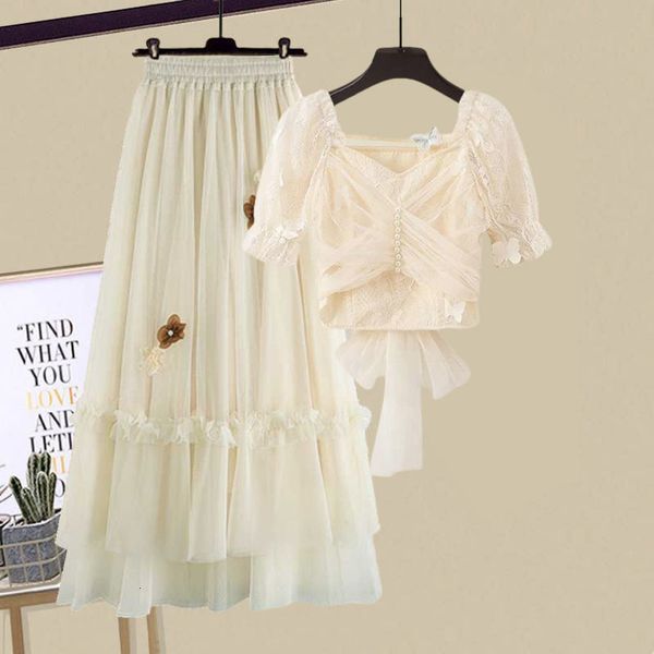 two piece dress women's dress suit spring/summer fashion short sleeve esh half midi skirt two piece korean elegant short set 230512, White
two piece dress women's dress suit spring/summer fashion short sleeve esh half midi skirt two piece korean elegant short set 230512, White