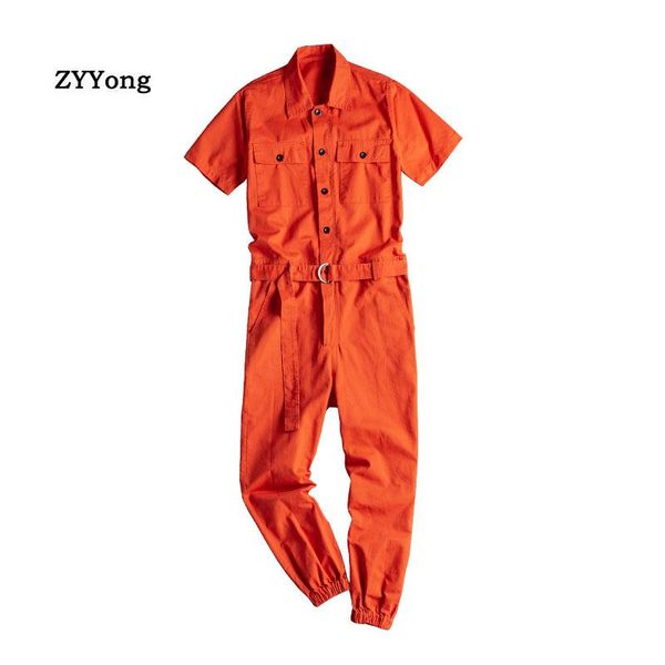 pants zyyong summer men's orange shortsleeved jumpsuit hip hop casual multipocket solid color men's overalls fashion men's tr, Black
pants zyyong summer men's orange shortsleeved jumpsuit hip hop casual multipocket solid color men's overalls fashion men's tr, Black