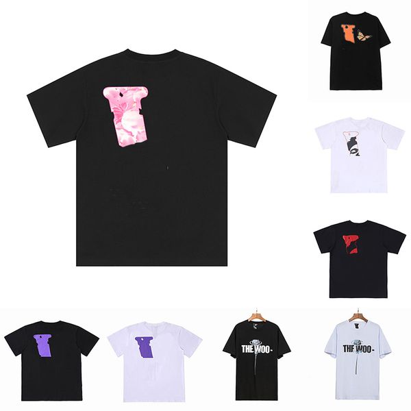 2023 new summer fashion designer v t shirts lone for men luxury geometric applique mens women clothing short sleeved shirt womens tee, White;black
2023 new summer fashion designer v t shirts lone for men luxury geometric applique mens women clothing short sleeved shirt womens tee, White;black