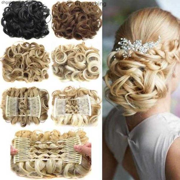 1pcs synthetic hair big bun two plastic comb clip in hairpiece extension chignon curly hair7396043pnfl, Black
1pcs synthetic hair big bun two plastic comb clip in hairpiece extension chignon curly hair7396043pnfl, Black