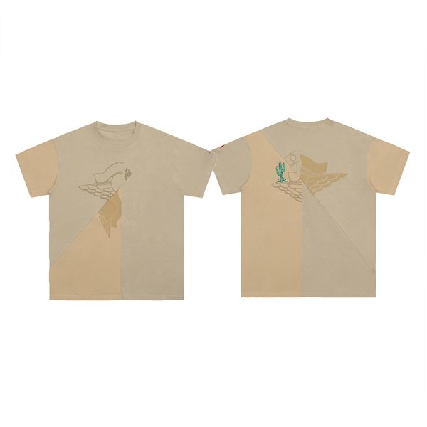 23ss usa men cotton tee t shirts summer short sleeve patchwork casual high street skateboard cracked prints tshirt khaki colors feb 2, Black;brown
23ss usa men cotton tee t shirts summer short sleeve patchwork casual high street skateboard cracked prints tshirt khaki colors feb 2, Black;brown