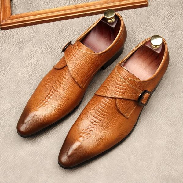 men's dress shoes crocodile pattern engraving wingtip lace-up fashion business casual wedding everyday 38-46, Black
men's dress shoes crocodile pattern engraving wingtip lace-up fashion business casual wedding everyday 38-46, Black