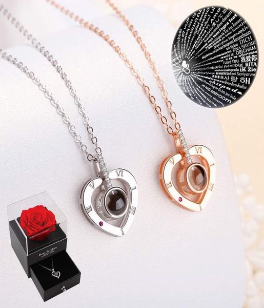 100 languages i love you heart memories pendant clavicle necklace chain with meaning in rose gift box for women girls7720407, Silver
100 languages i love you heart memories pendant clavicle necklace chain with meaning in rose gift box for women girls7720407, Silver