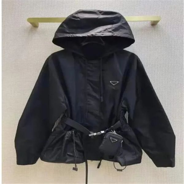 women designer jackets coat autumn winter lady jacket with belt fashion letters print hooded windbreaker womens streetwear coats, Black;brown
women designer jackets coat autumn winter lady jacket with belt fashion letters print hooded windbreaker womens streetwear coats, Black;brown