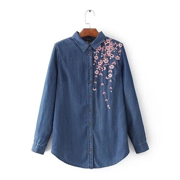women's blouses shirts embroidered blouse shirt for women female ladies denim jeans blouse shirt with embroidery womens blouses ta625, White
women's blouses shirts embroidered blouse shirt for women female ladies denim jeans blouse shirt with embroidery womens blouses ta625, White