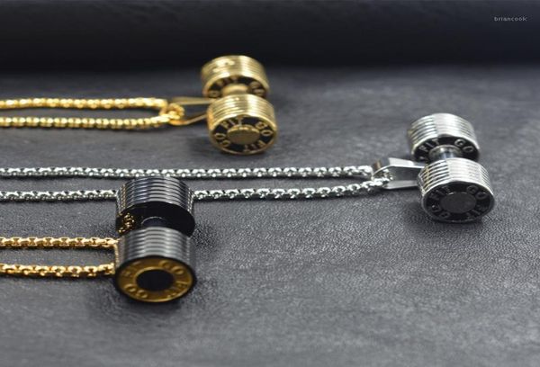 chains dumbbell go fit pendant fitness bodybuilding gym gold black color crossfit barbell necklace jewelry 316l stainless steel11819899, Silver
chains dumbbell go fit pendant fitness bodybuilding gym gold black color crossfit barbell necklace jewelry 316l stainless steel11819899, Silver
