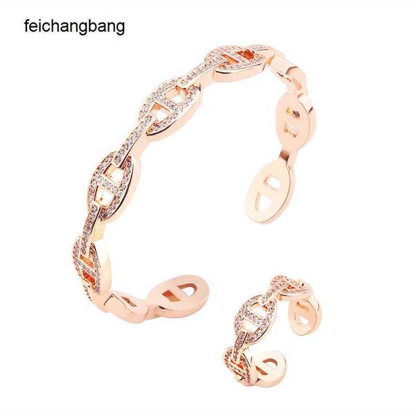 factory outlet h ermes designer bracelets japan and south korea creative new product fashion full diamond pig nose bracelet ring set women s, Black
factory outlet h ermes designer bracelets japan and south korea creative new product fashion full diamond pig nose bracelet ring set women s, Black