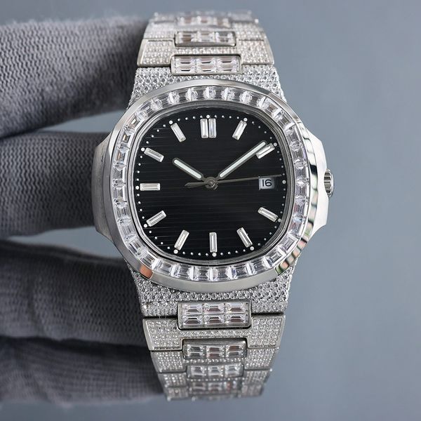 full diamond mens watch automatic mechanical 8215 luminous watches 40mm women wristwatch sapphire waterproof 50m super luminous montre, Slivery;golden
full diamond mens watch automatic mechanical 8215 luminous watches 40mm women wristwatch sapphire waterproof 50m super luminous montre, Slivery;golden