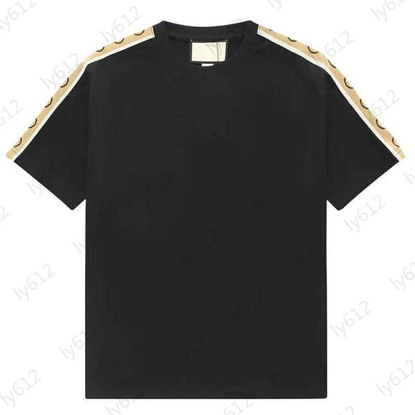 luxury mens t shirts designer casual classic brand ribbon letter logo printed decorative thread loose cotton t-shirt male black blouse, White;black
luxury mens t shirts designer casual classic brand ribbon letter logo printed decorative thread loose cotton t-shirt male black blouse, White;black