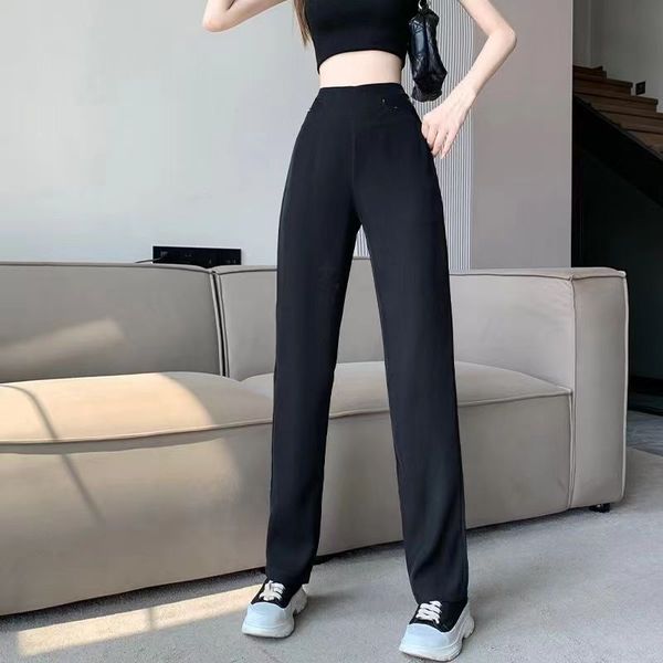 spring and summer new casual straight leg pants op18 waist hollowed out rhinester letter black straight nine points pants women, Black;white
spring and summer new casual straight leg pants op18 waist hollowed out rhinester letter black straight nine points pants women, Black;white
