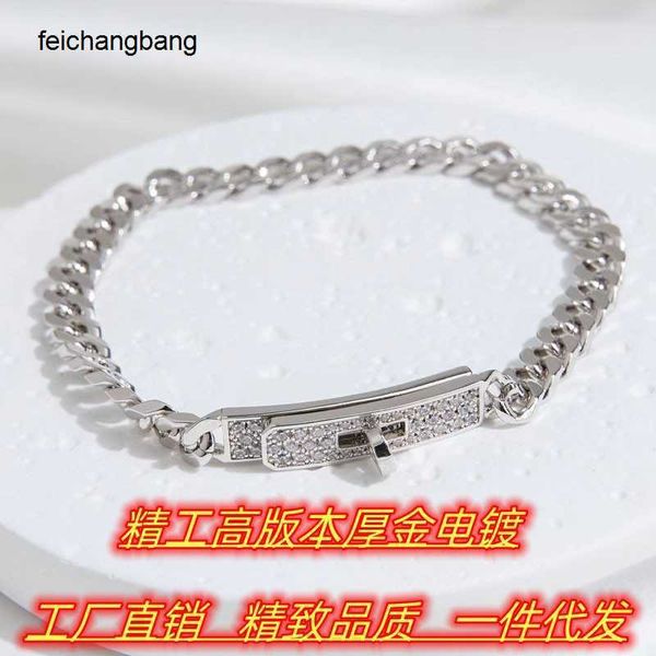 designer bracelets seiko high edition s925 sterling silver h pig nose inlaid diamond cuban chain bracelet hws1, Black
designer bracelets seiko high edition s925 sterling silver h pig nose inlaid diamond cuban chain bracelet hws1, Black