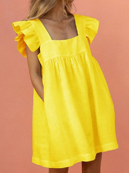 casual dresses women ruffled mini dress summer cute square collar pocket dresses elegant butterfly sleeve beach party female dresses vestido, Black;gray
casual dresses women ruffled mini dress summer cute square collar pocket dresses elegant butterfly sleeve beach party female dresses vestido, Black;gray