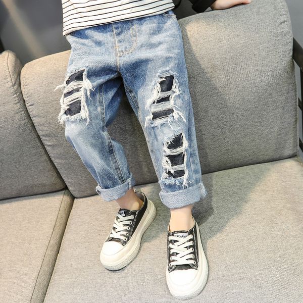 jeans spring autumn jeans for boys girls fashion broken hole denim trousers baby girls clothes toddler kid boy pants children clothing 23051, Blue
jeans spring autumn jeans for boys girls fashion broken hole denim trousers baby girls clothes toddler kid boy pants children clothing 23051, Blue