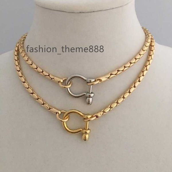trendy thick jewelry accessories carabiner shackle chain 18k gold plated necklace snake choker chain, Silver
trendy thick jewelry accessories carabiner shackle chain 18k gold plated necklace snake choker chain, Silver