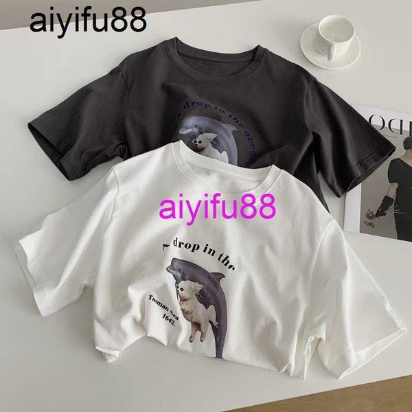 simple cartoon fun printed short sleeved t-shirt loose casual 22 summer new versatile round neck top, White
simple cartoon fun printed short sleeved t-shirt loose casual 22 summer new versatile round neck top, White