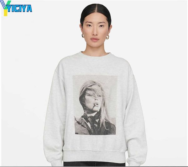 yiciya anine bing 2023 designer sweatshirt pullover jumper sweater women washed cotton thin plush head figure spring new, Black
yiciya anine bing 2023 designer sweatshirt pullover jumper sweater women washed cotton thin plush head figure spring new, Black