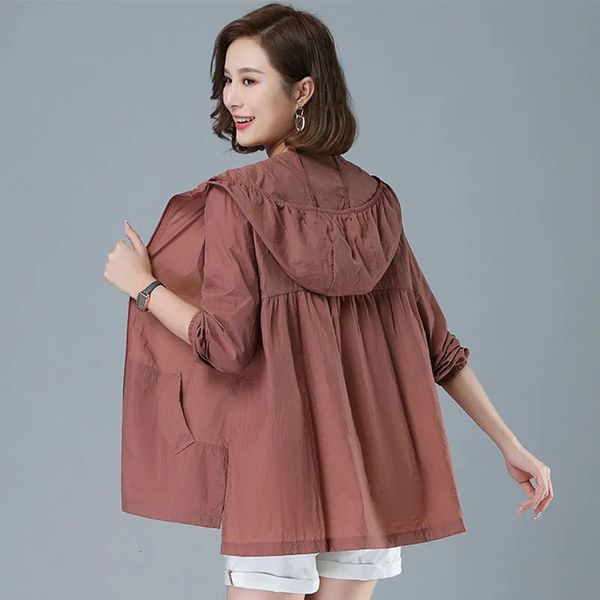 women's jackets sun-proof clothing women uv protection breathable jacket summer ultra-thin casual loose sunscreen jacket female 230512, Black;brown
women's jackets sun-proof clothing women uv protection breathable jacket summer ultra-thin casual loose sunscreen jacket female 230512, Black;brown