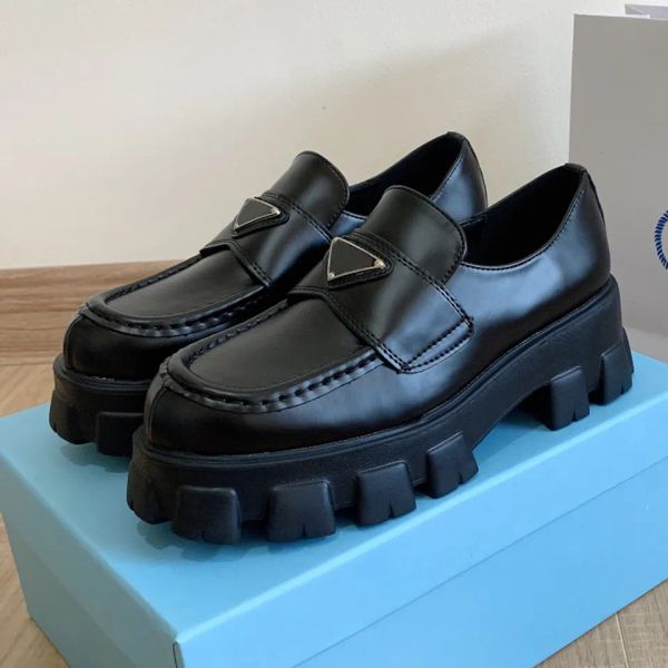 designer chunky heel shoe classic matte round toed monolith loafers luxury women casual triangle logo black leather shoes nha
designer chunky heel shoe classic matte round toed monolith loafers luxury women casual triangle logo black leather shoes nha